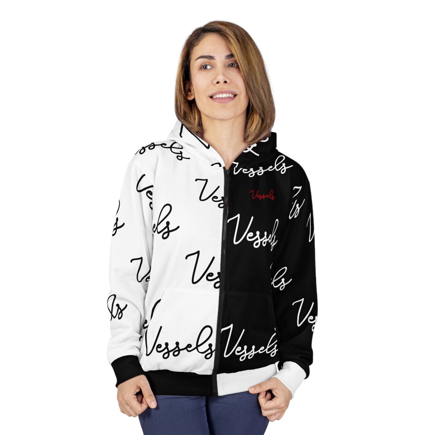 Black and White Vessel Hoodie