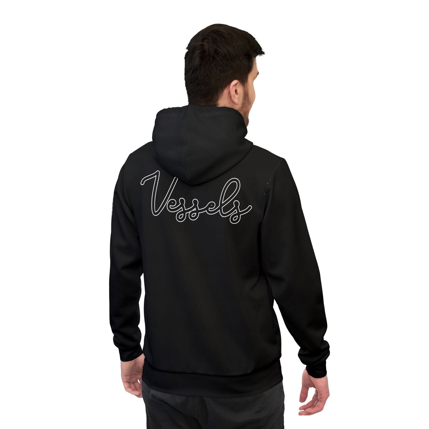 Patriotic Silver Line Flag Hoodie