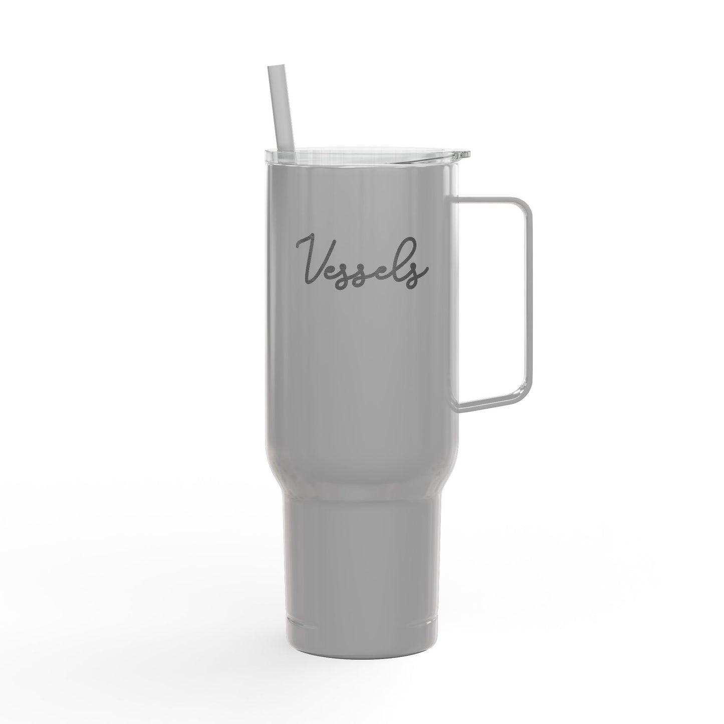 Vessels Premium Beverage Vessel - God First, Bible, Ministry - 40oz Insulated Tumbler