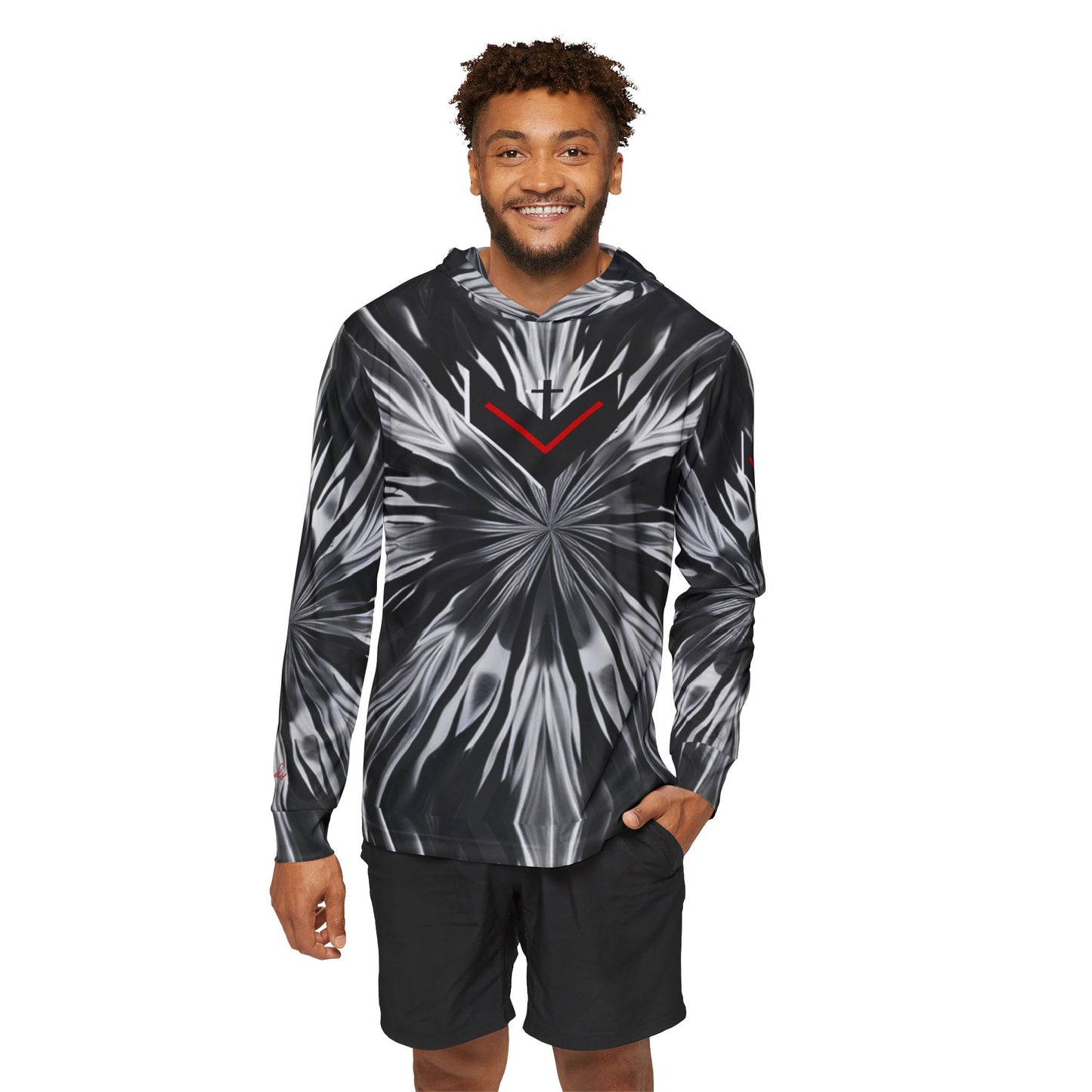 Men's Tie Dye Sports Warmup Hoodie