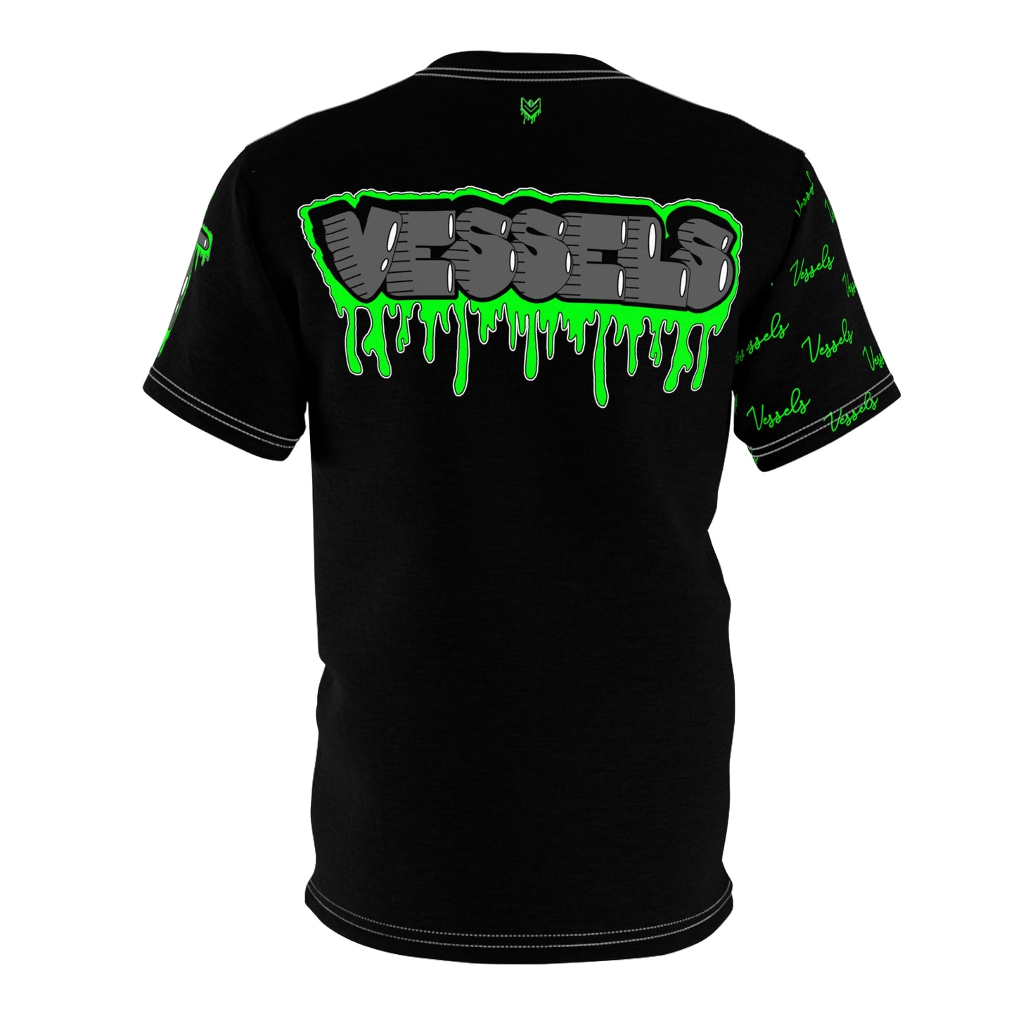 Green Drippy Graphic Tee - Edgy Design for Streetwear Lovers