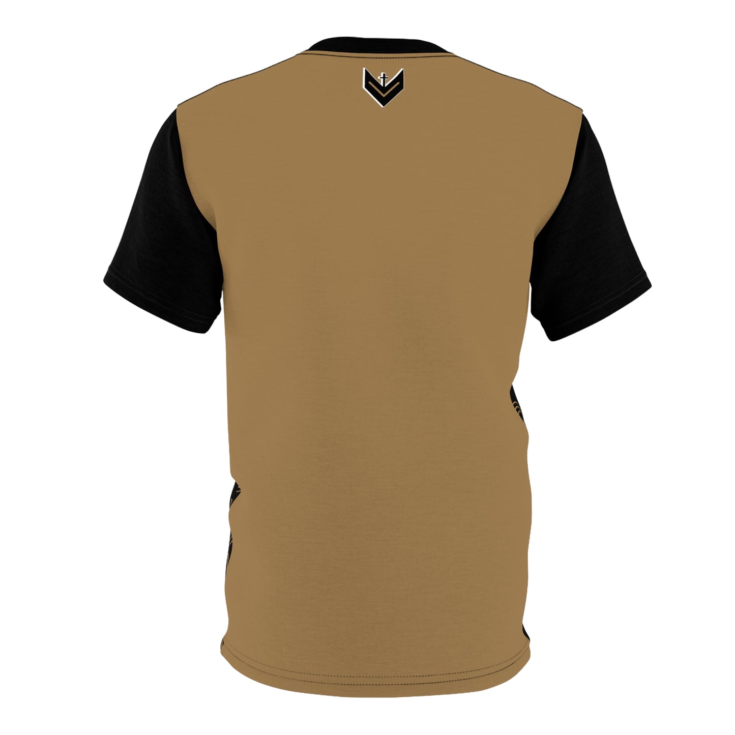 Vessels Luxe Black and Tan Tee: God First, Prayer Warrior Fashion