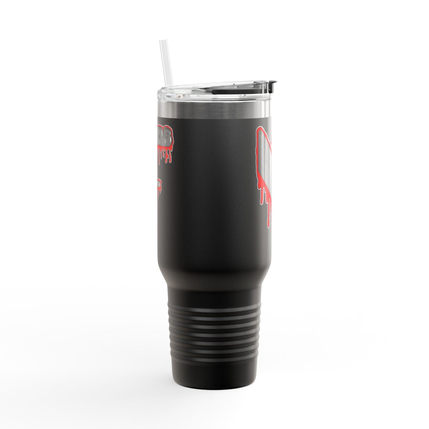 Vessels Graffiti Insulated Travel Mug, 40oz - Cross, Jesus Died for Us, Religious Gift, Large Stainless Steel Tumbler, Christian Witness,