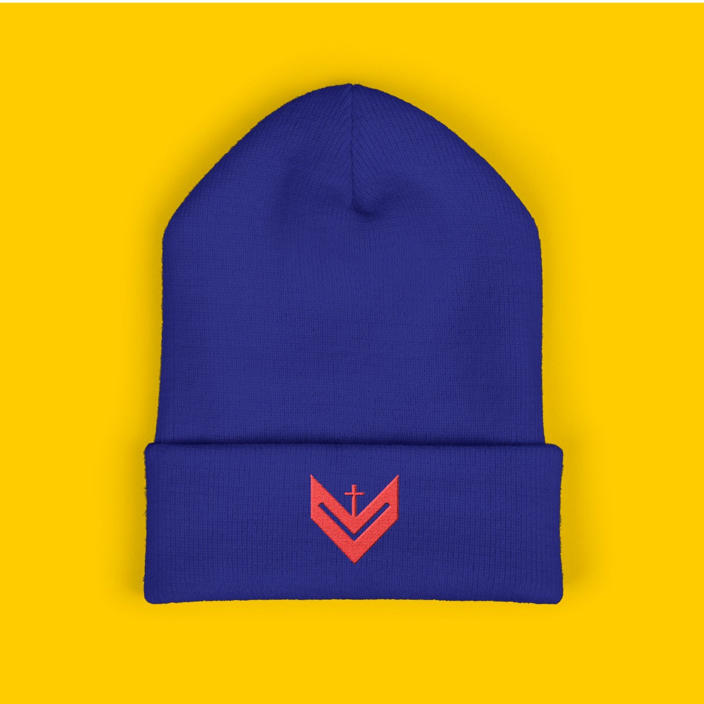 Vessels Embroidered Beanie Hat -Vessels for God and God's Love, Stylish and Trendy Faith Wear