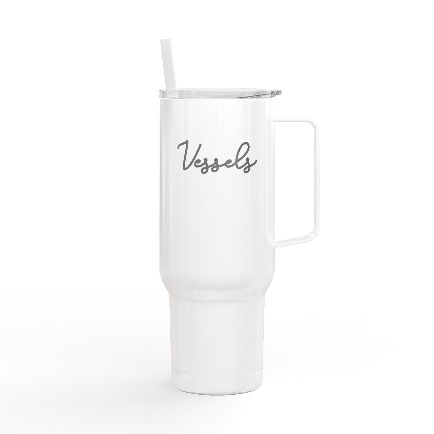 Vessels Premium Beverage Vessel - God First, Bible, Ministry - 40oz Insulated Tumbler