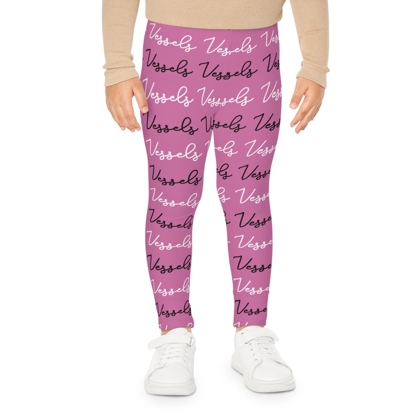 Trendy Kids Leggings - Stylish 'Vessels' Print for Active Girls
