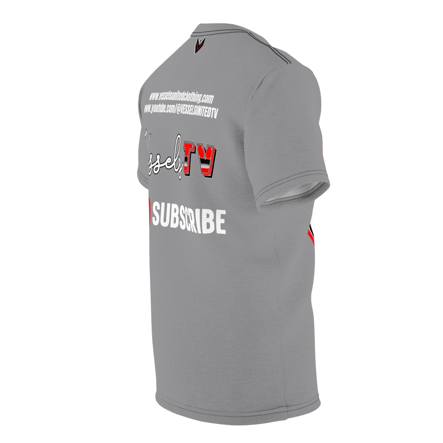Vessels United TV YouTube Merch Shirt Unisex Tee Gray