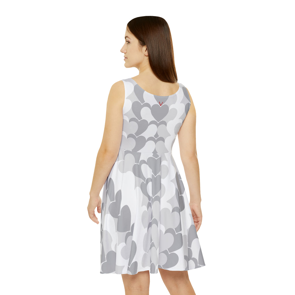 the Love Dress - White/Gray