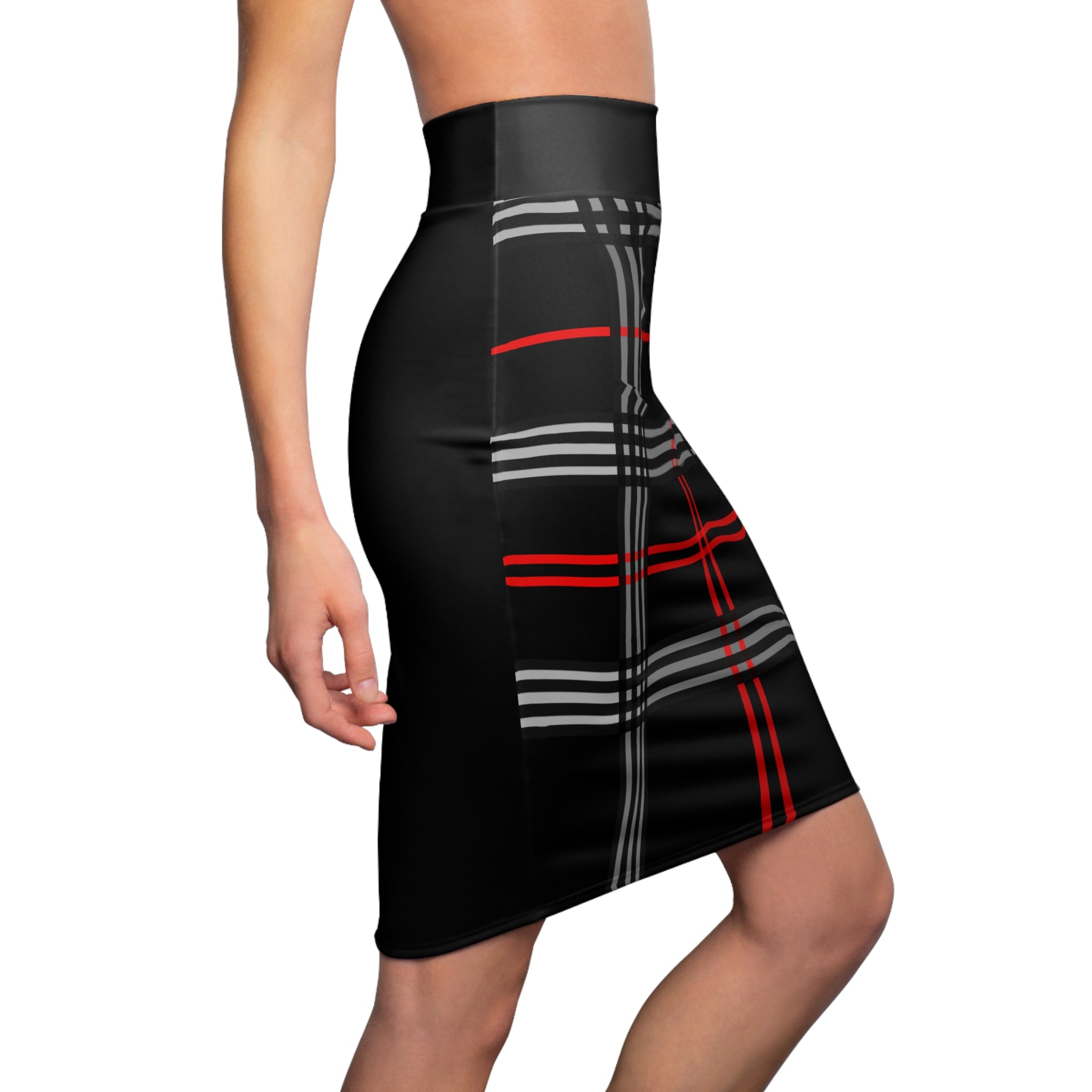 Vessels Plaid Pencil Skirt for women