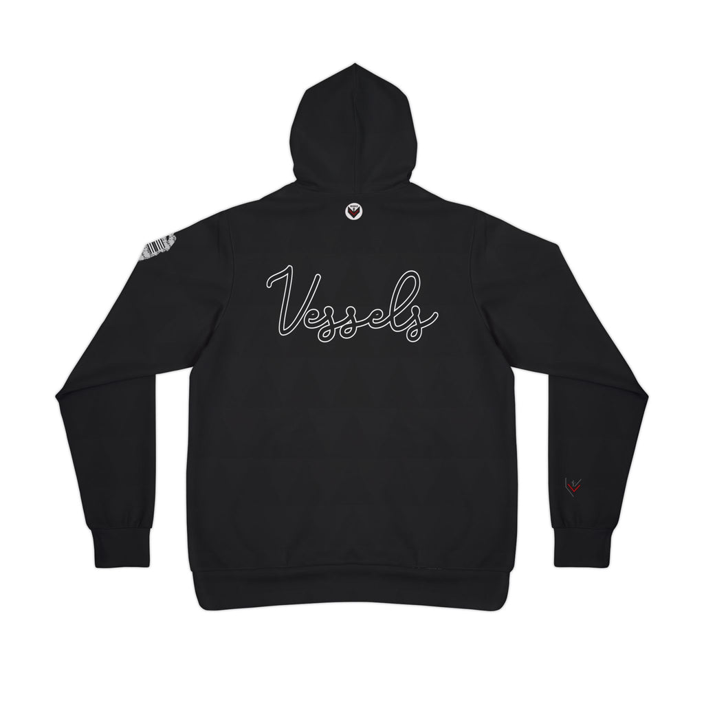 Patriotic Silver Line Flag Hoodie