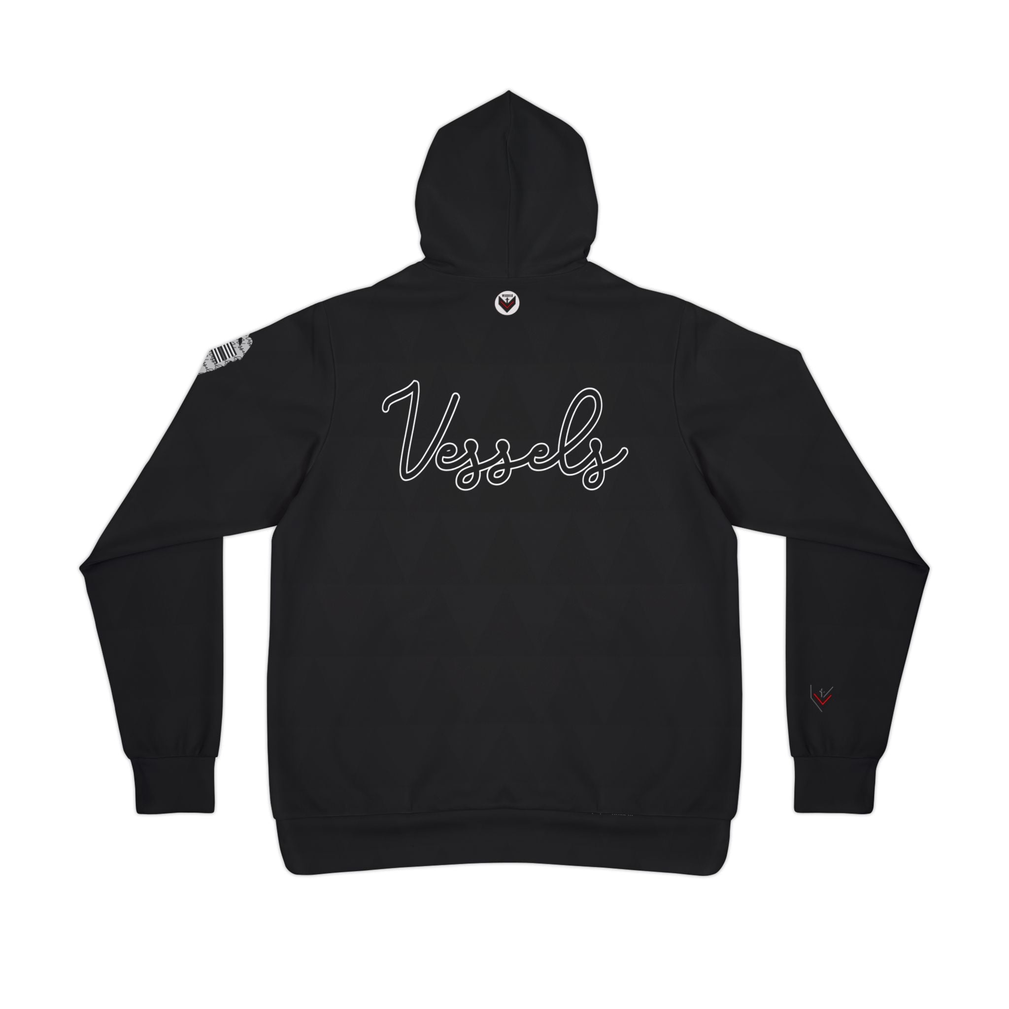 Patriotic Silver Line Flag Hoodie