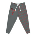 Greyed Out Edgy Drippy Athletic Joggers for Streetwear Enthusiasts