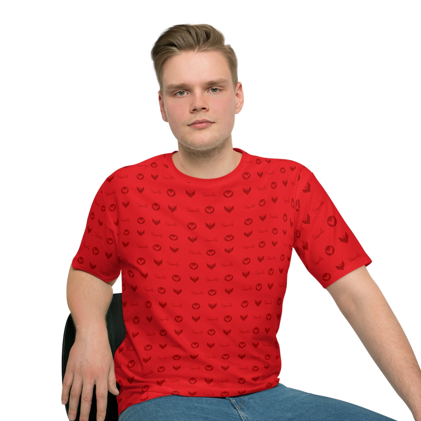 All Over Vessel Tee Red