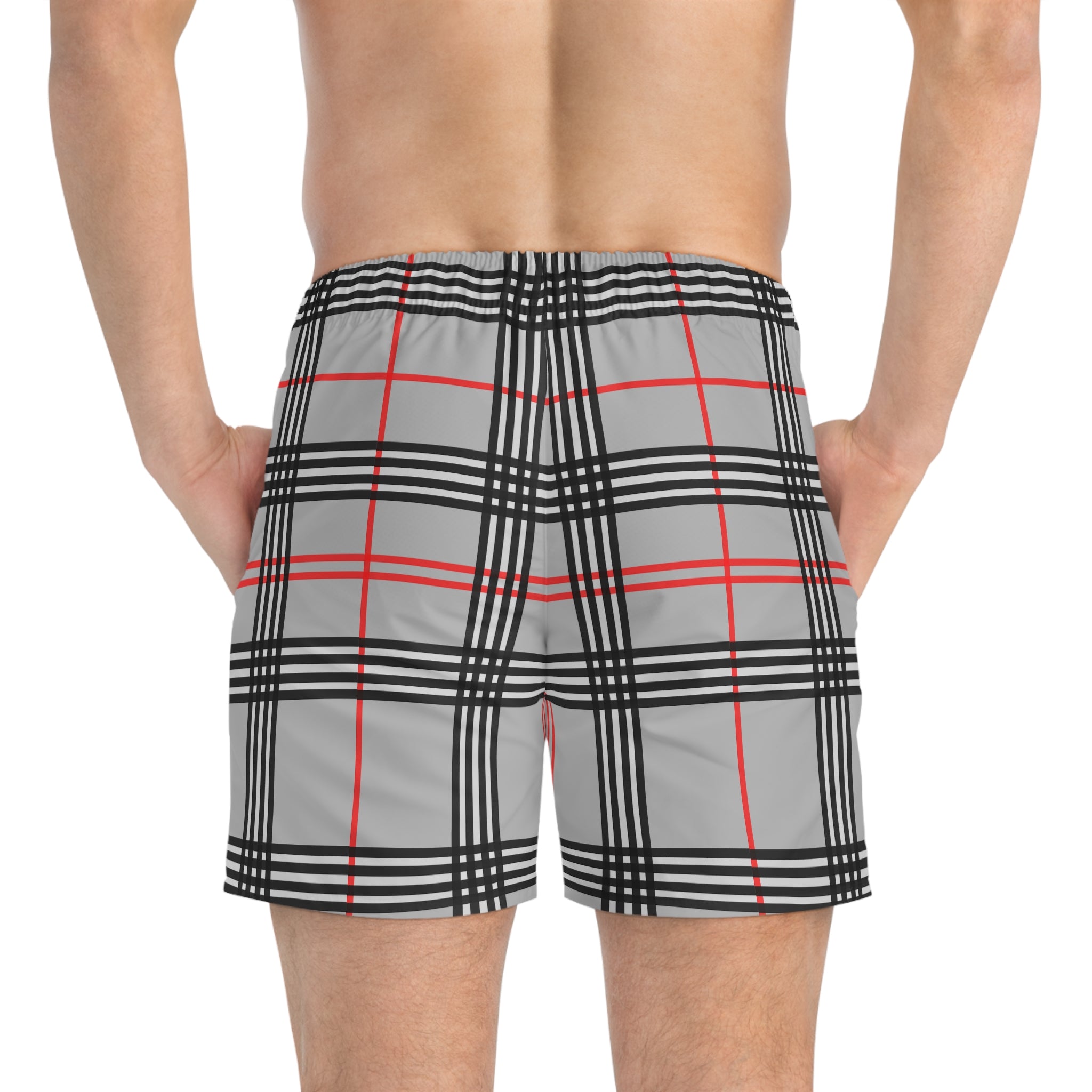 Vessels Plaid Swimming Trunks
