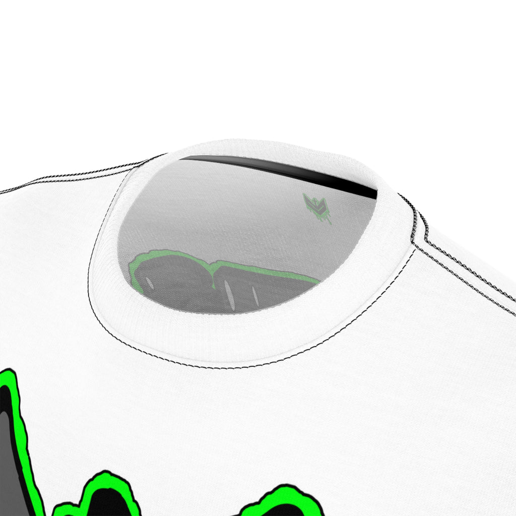 Green Drippy Graphic Tee - Edgy Design for Streetwear Lovers
