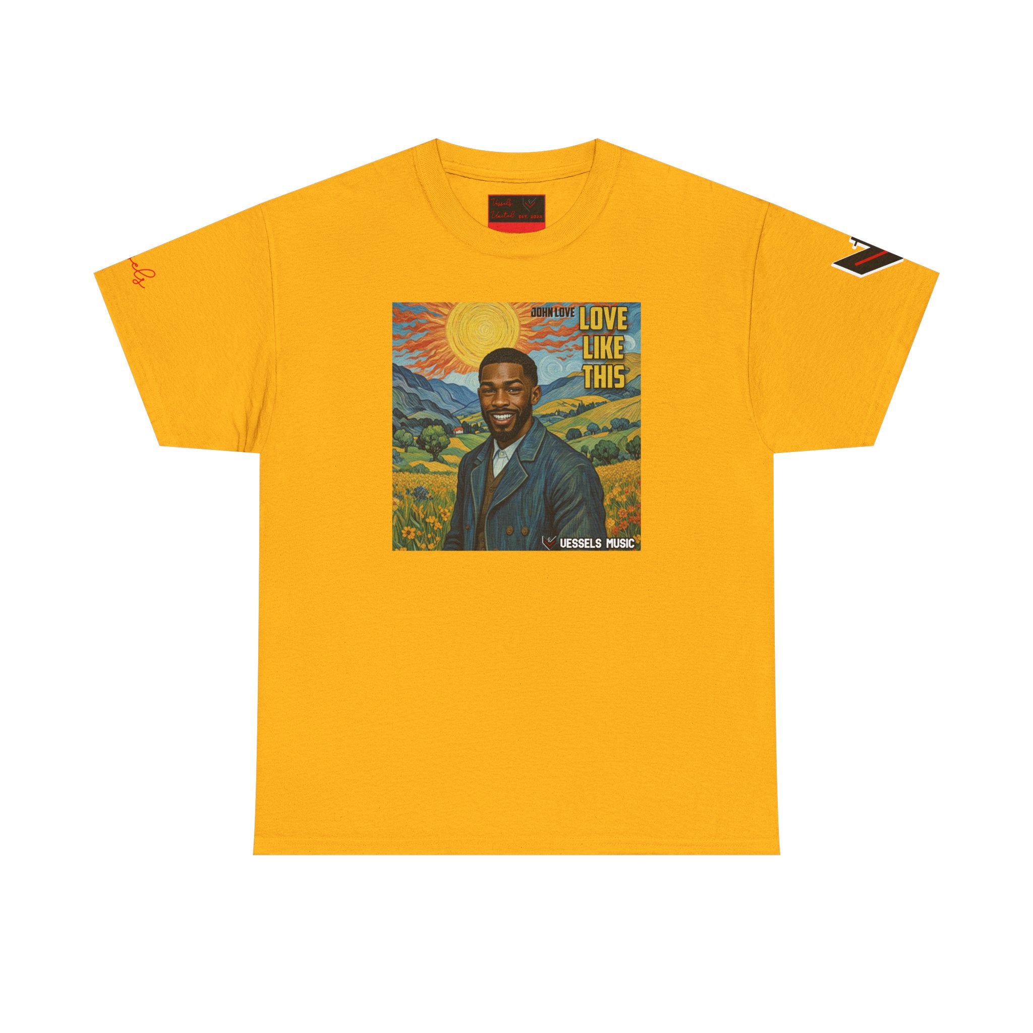 Love Like This Tee - Vessels United TV, Vessels Music, Unisex Heavy Cotton Shirt, Music Lover Gift, Casual Wear, Vintage Art T-Shirt, Feel Good Fashion