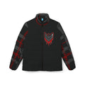 Women's Puffer Jacket - Nothing but the blood of Jesus, Cross Dripping Christianity Design