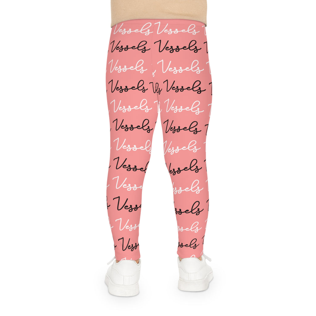 Trendy Kids Leggings - Stylish 'Vessels' Print for Active Girls
