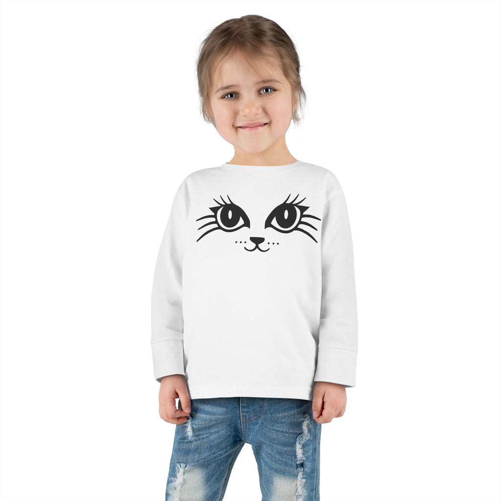 Cute Kitten Toddler Long Sleeve Tee
