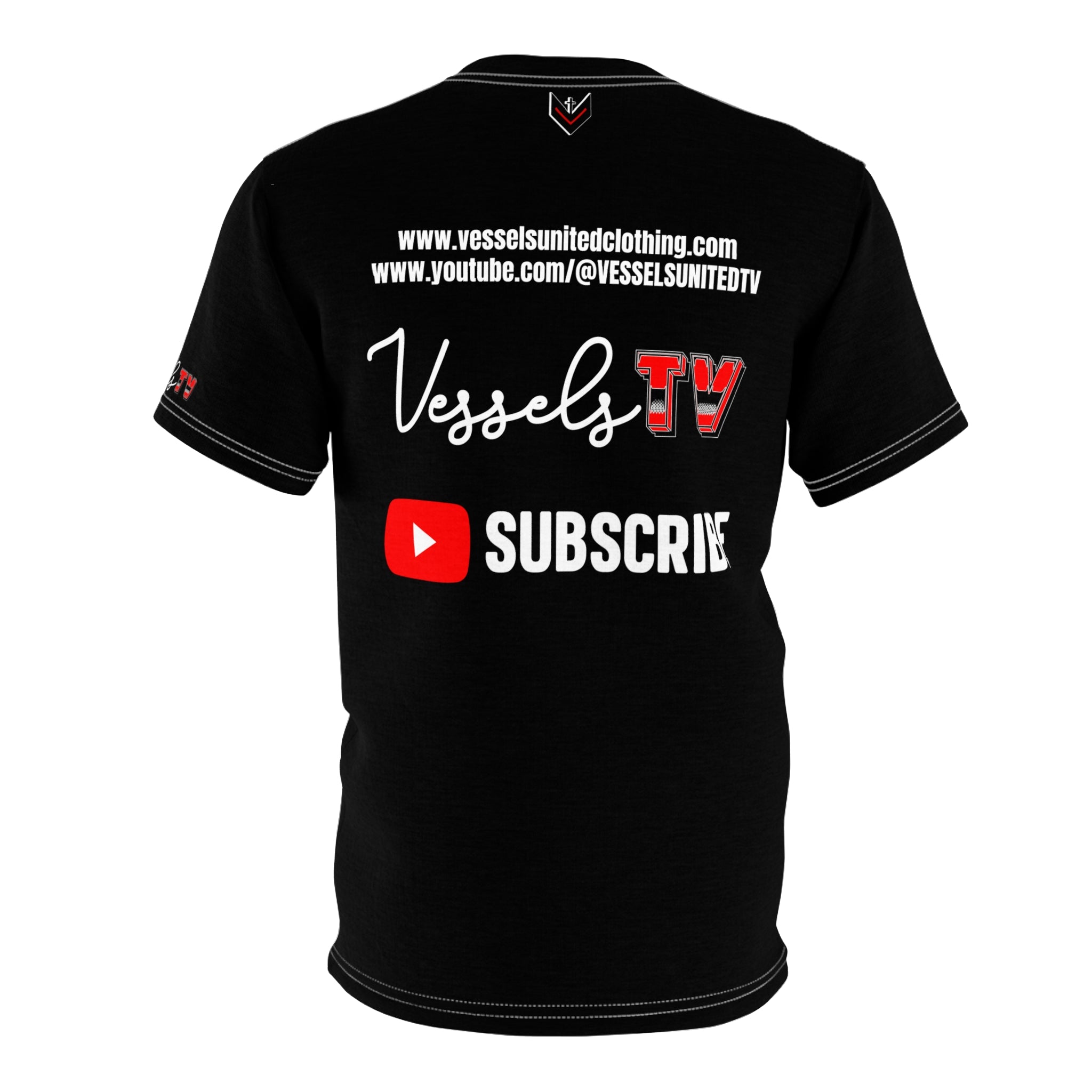 Vessels United TV YouTube Merch Shirt Unisex Tee Black
