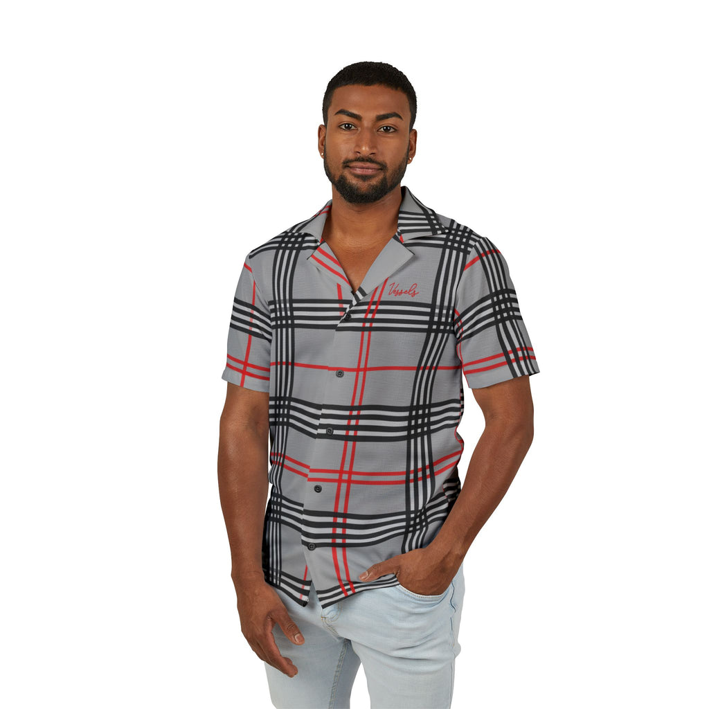 Vessel for God Plaid Quality Versatile Stylish Hawaiian Camp Shirt