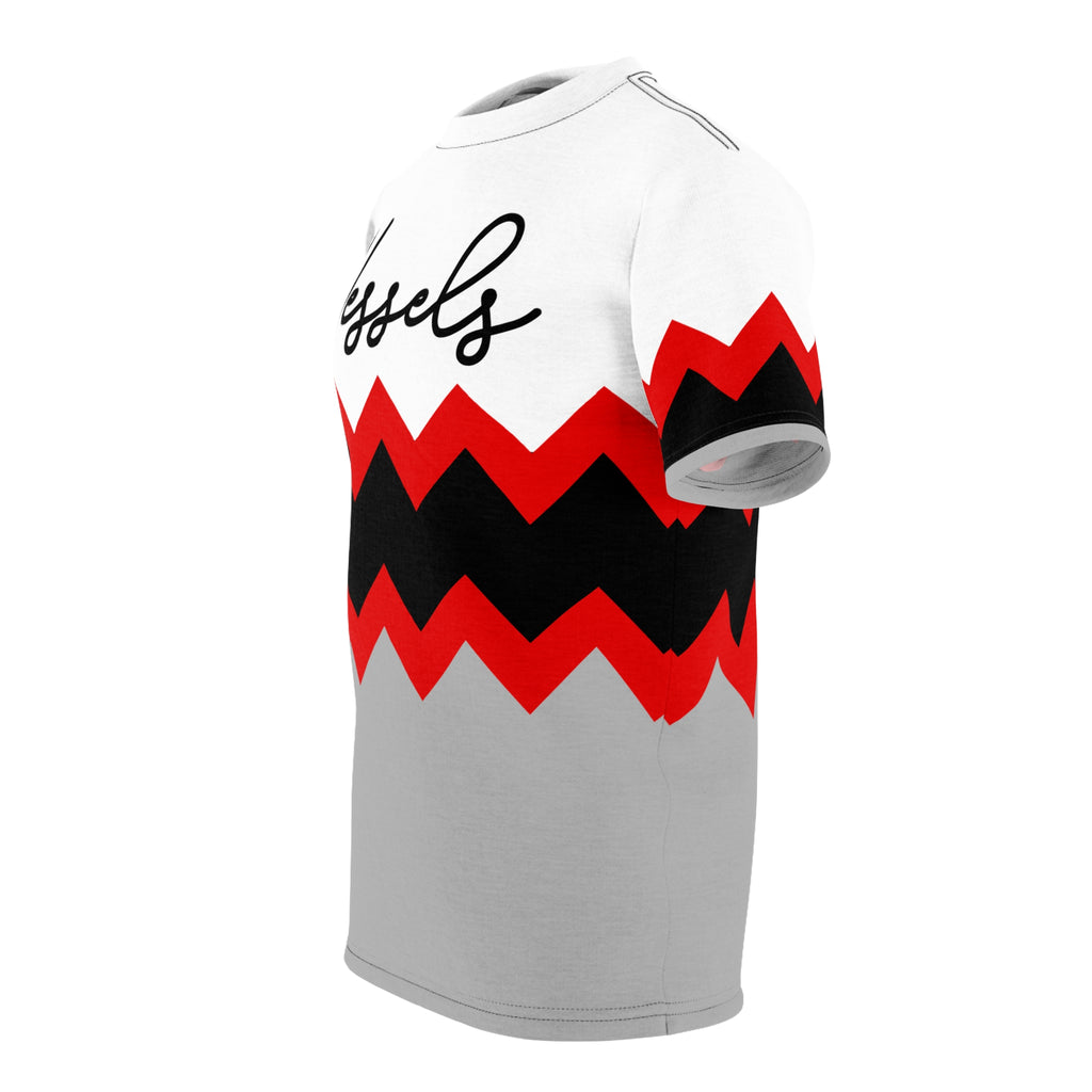 Vessels Zig Zag Set Apart Tee - God First, Bible Scriptures Ministry Shirt