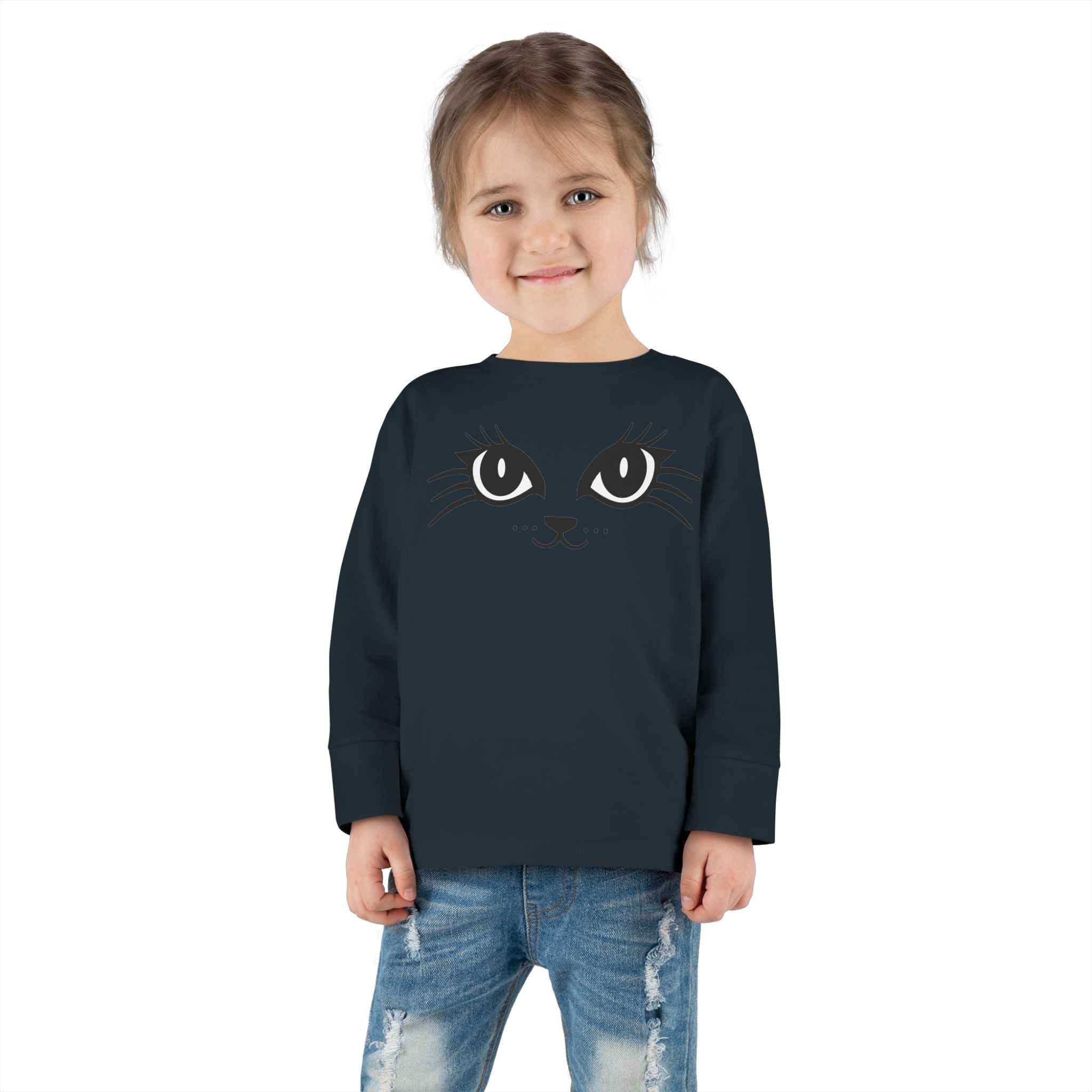 Cute Kitten Toddler Long Sleeve Tee
