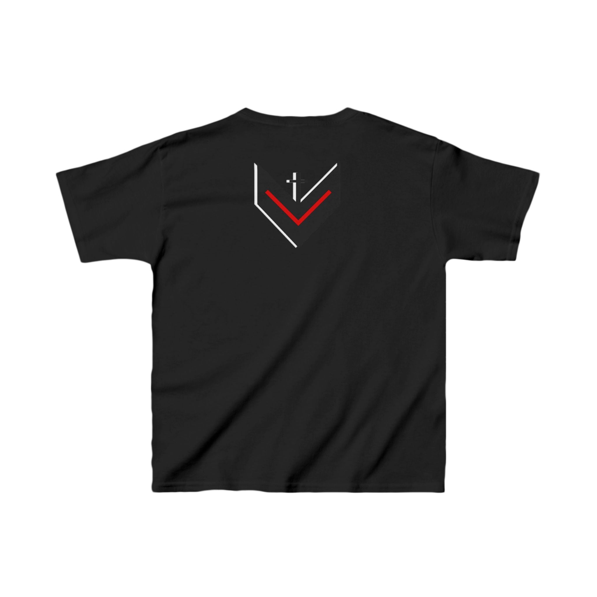 Kids Heavy Cotton™ Tee - 'Vessels' Graphic Tee with Cross Design