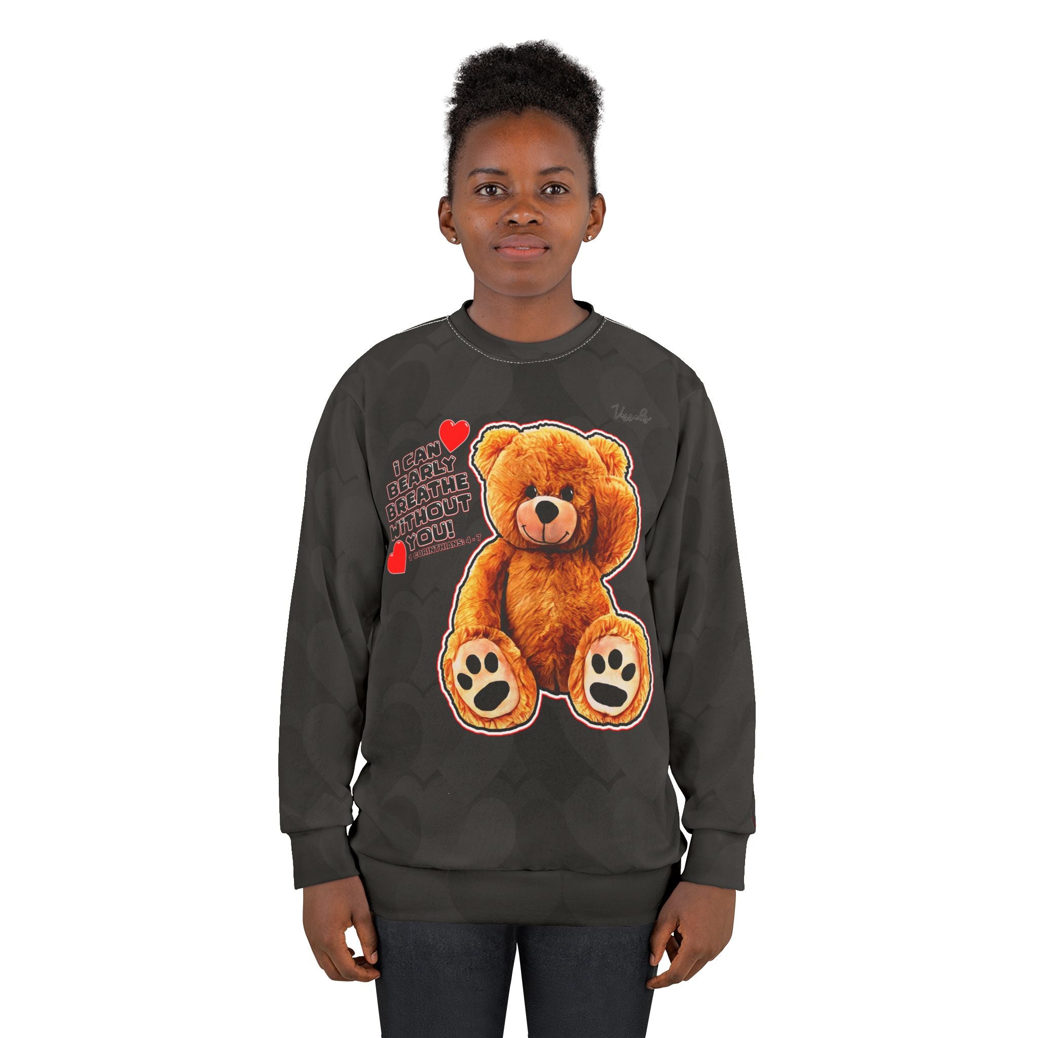 Love Bear Sweatshirt Black
