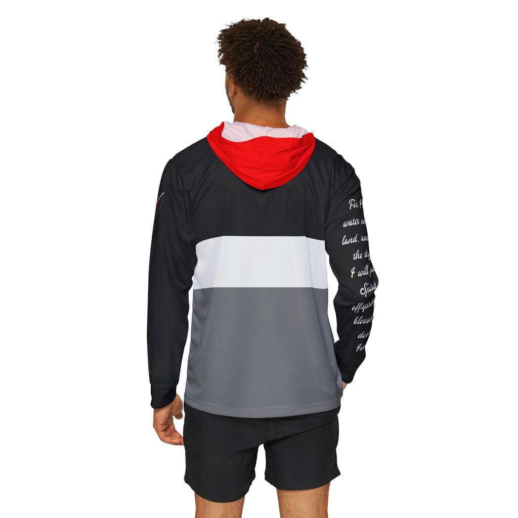 Blessed & Highly Favored Hoodie — Christian Faith-Based Men's Sports Warmup