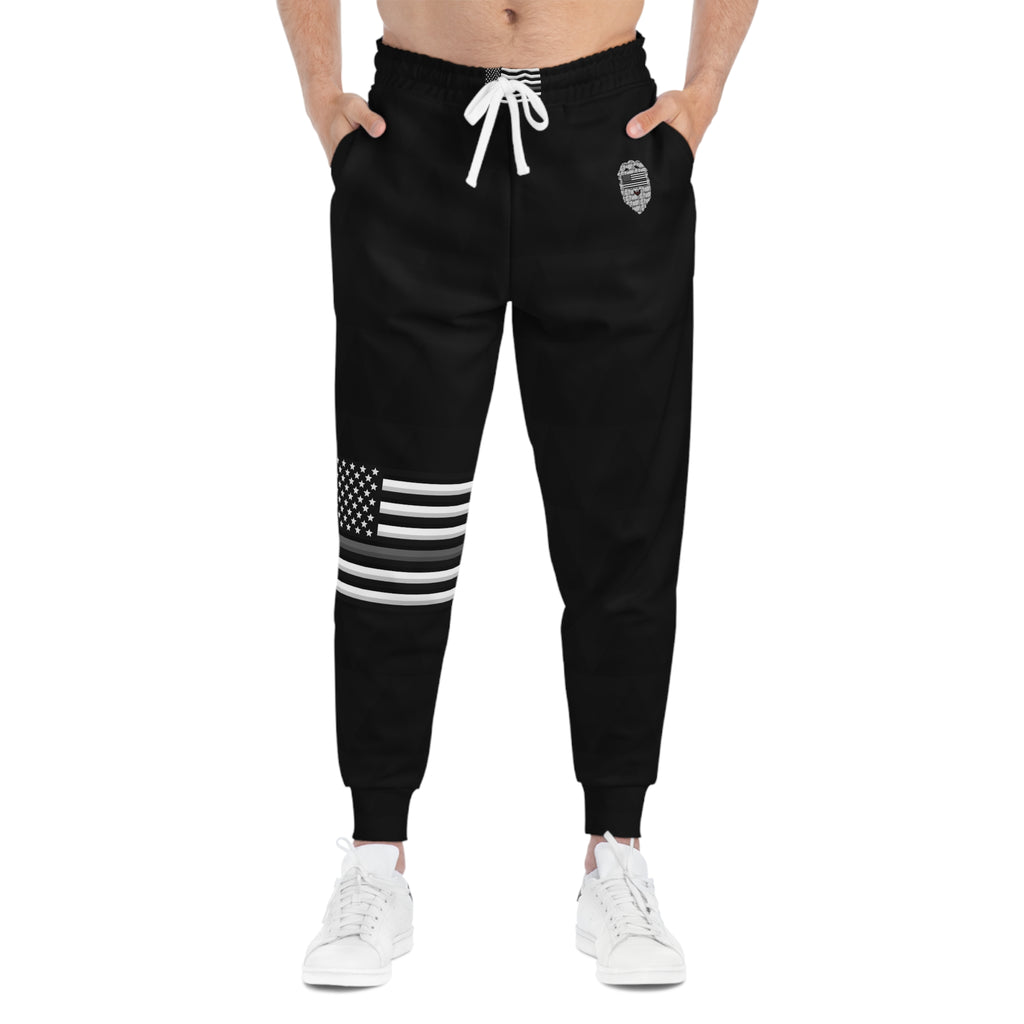 Patriotic Silver Line Flag Pants