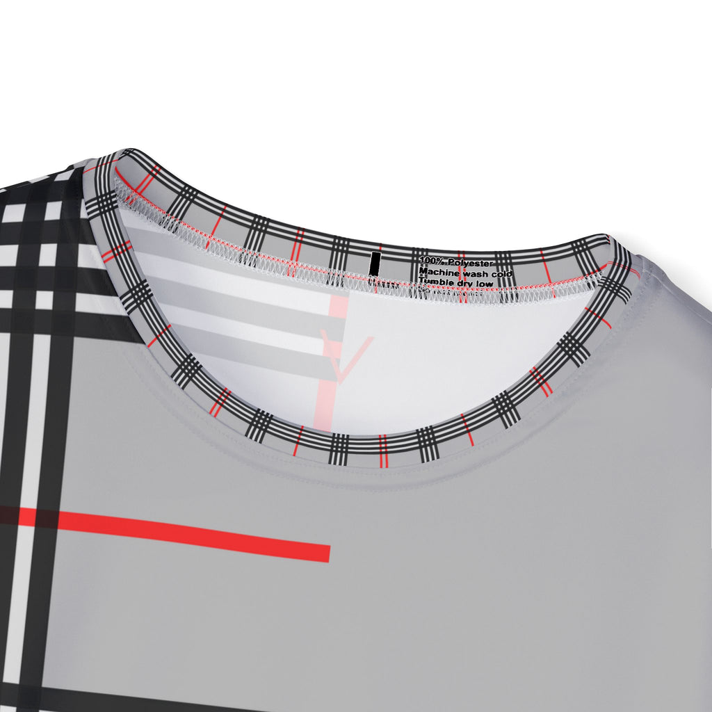 Vessels Half Plaid Gray T-shirt