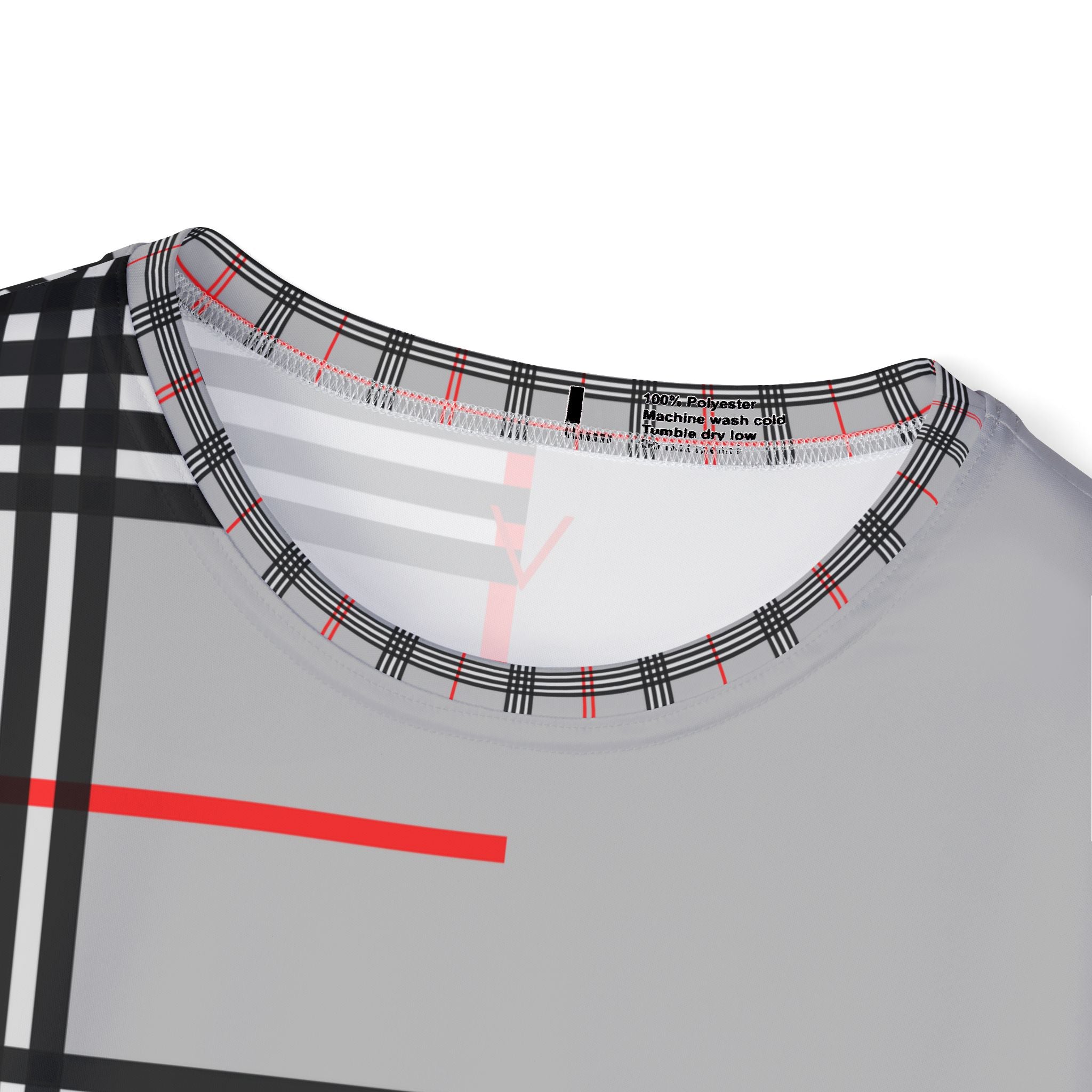 Vessels Half Plaid Gray T-shirt