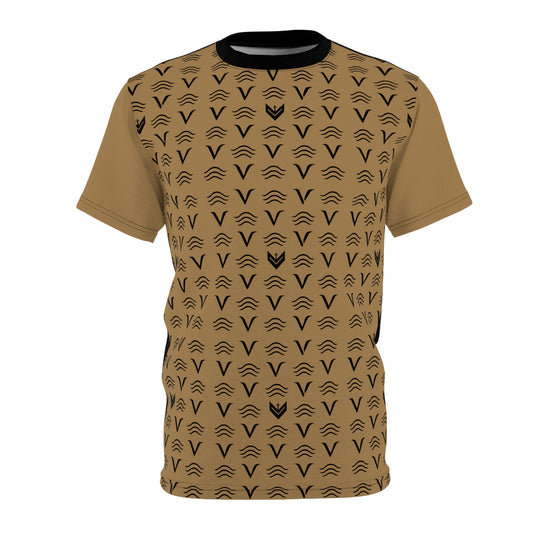 Vessels Luxe Black and Tan Reverse Tee: God First, Prayer Warrior Fashion