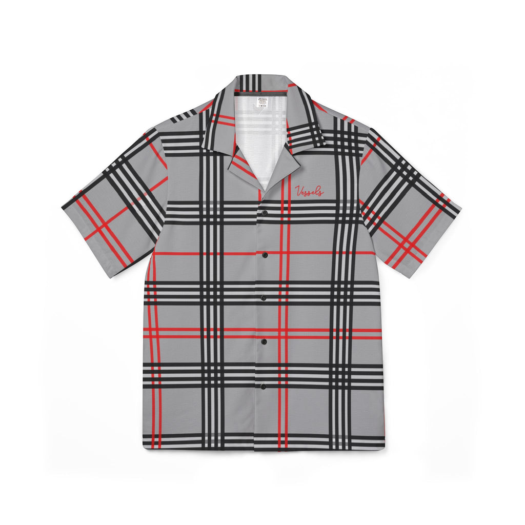 Vessel for God Plaid Quality Versatile Stylish Hawaiian Camp Shirt