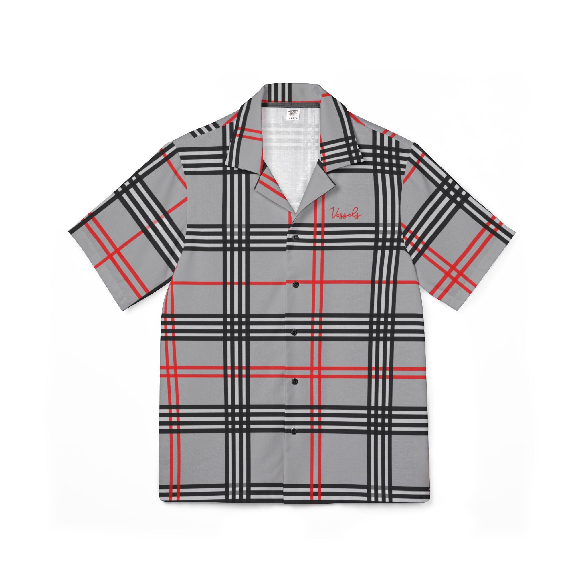 Vessel for God Plaid Quality Versatile Stylish Hawaiian Camp Shirt