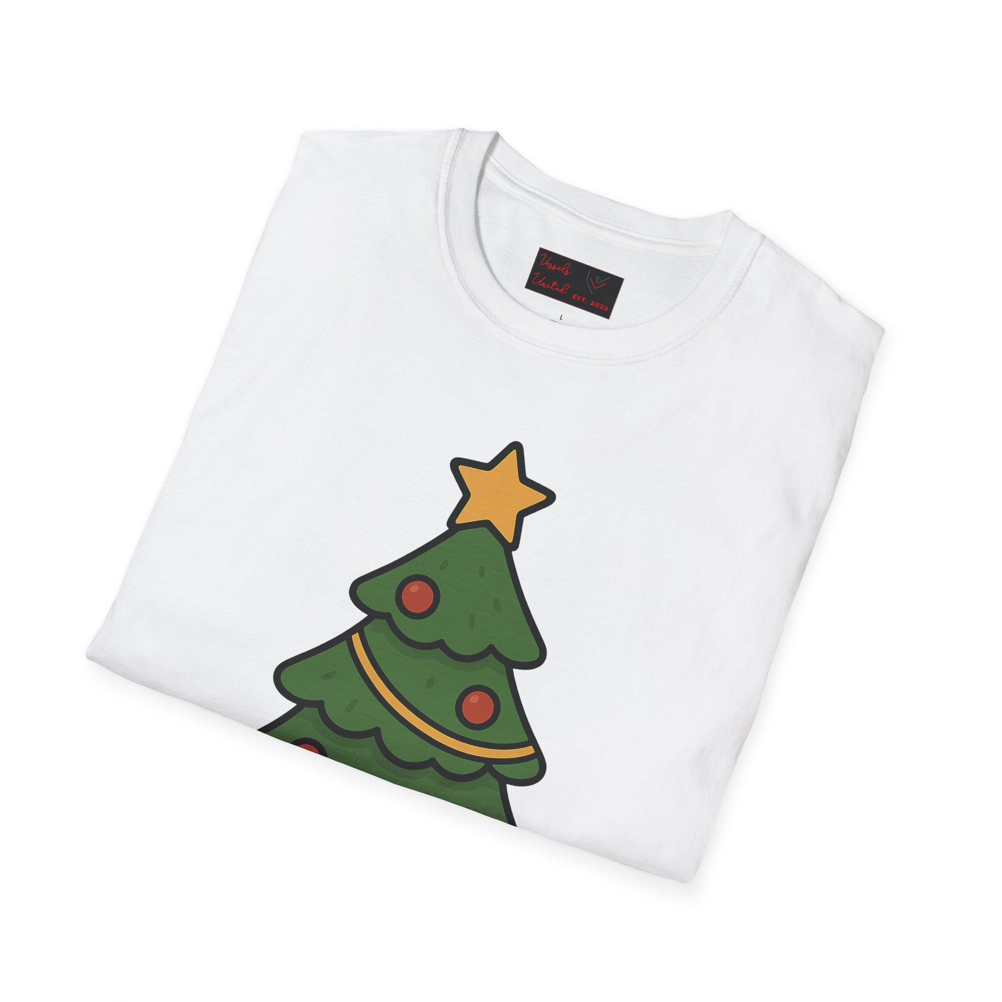Christmas Tree T-Shirt — Jesus Christ Bible Holiday Family Giving Tee