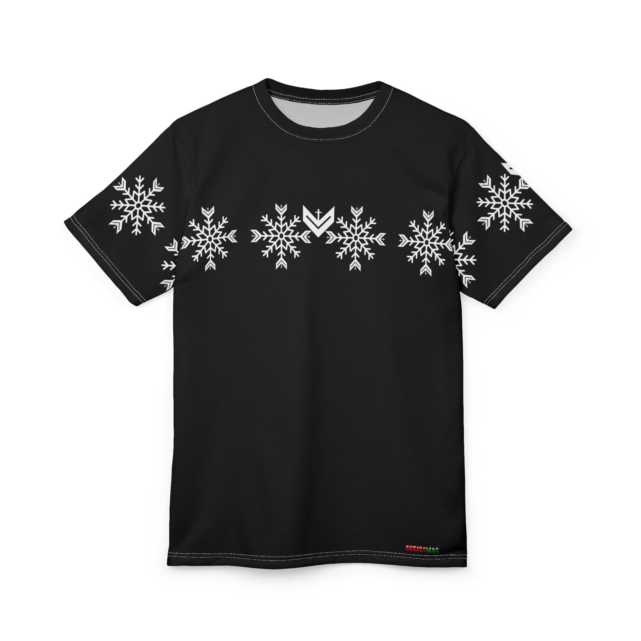 Christmas Snowflake Tee — God, Jesus, Love & Family Holiday Tee