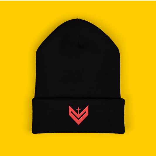 Vessels Embroidered Beanie Hat -Vessels for God and God's Love, Stylish and Trendy Faith Wear