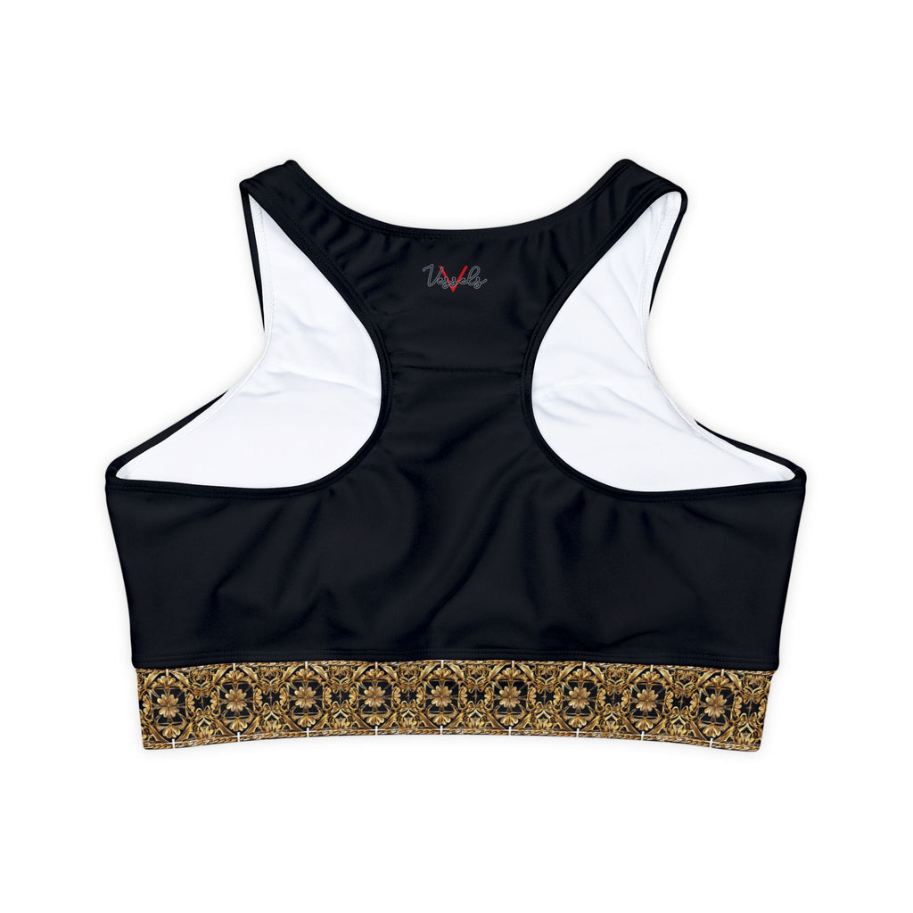 Chic Gold Sports Crop