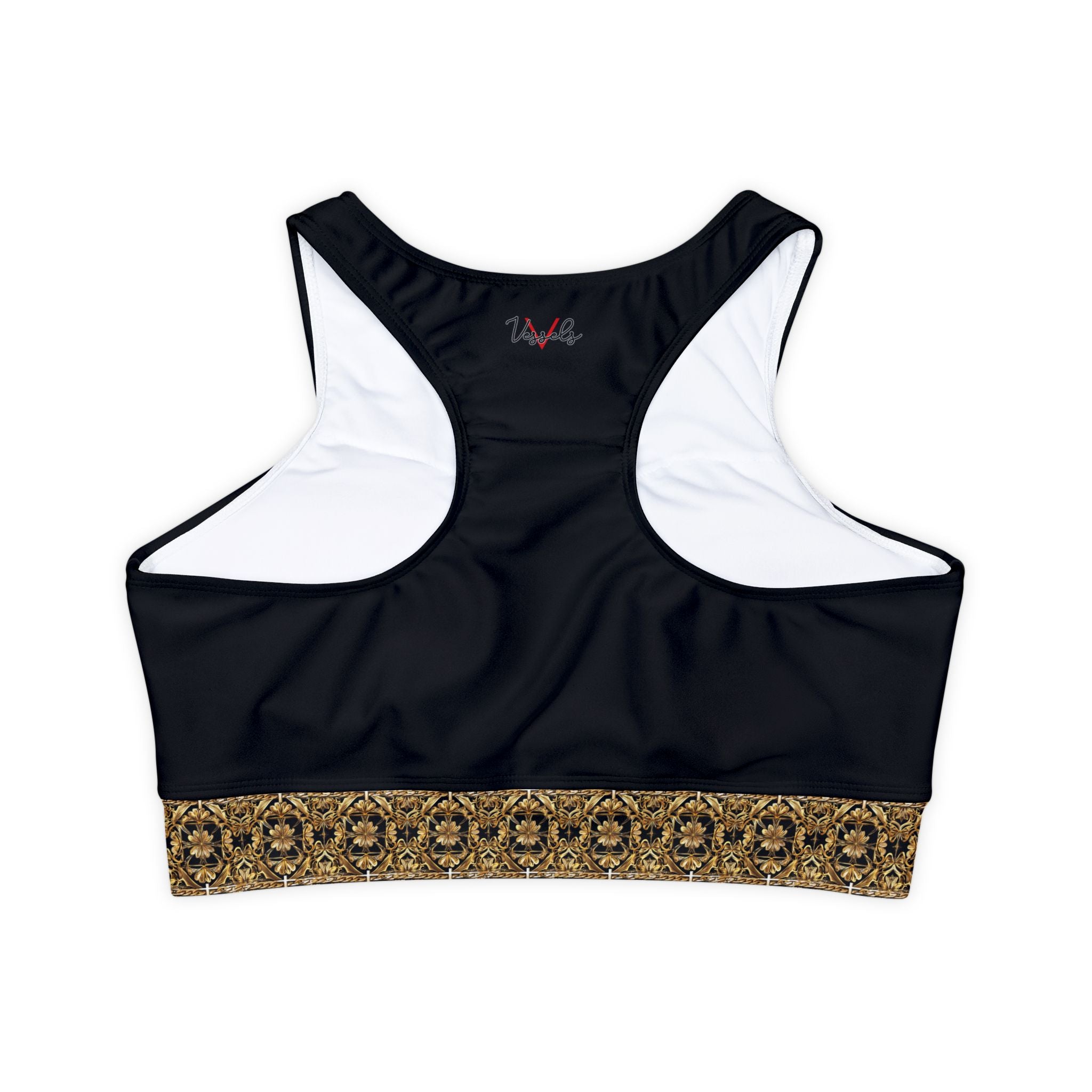 Chic Gold Sports Crop