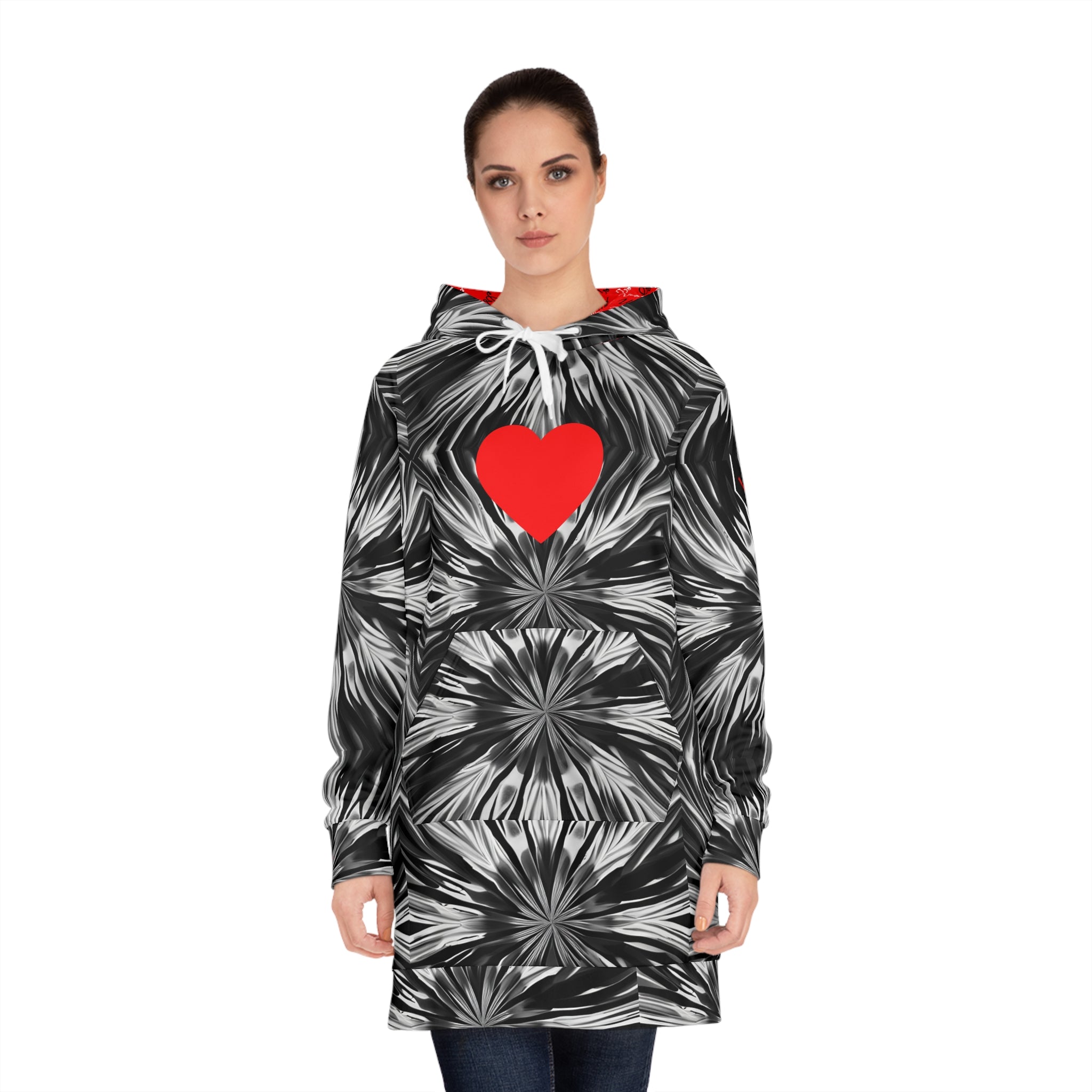 Women's Tie Dye Hoodie Dress