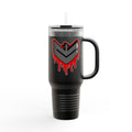 Vessels Graffiti Insulated Travel Mug, 40oz - Cross, Jesus Died for Us, Religious Gift, Large Stainless Steel Tumbler, Christian Witness,