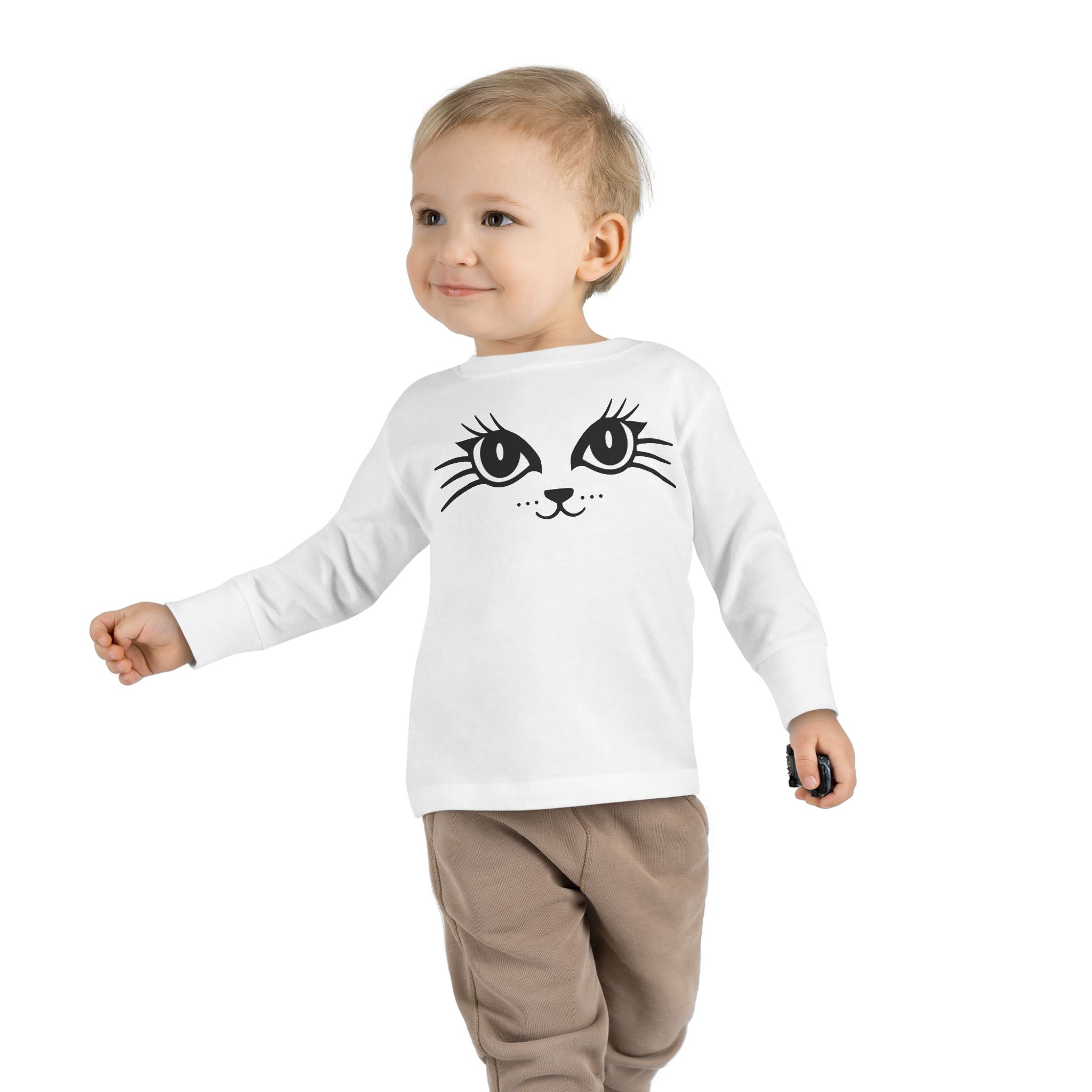 Cute Kitten Toddler Long Sleeve Tee