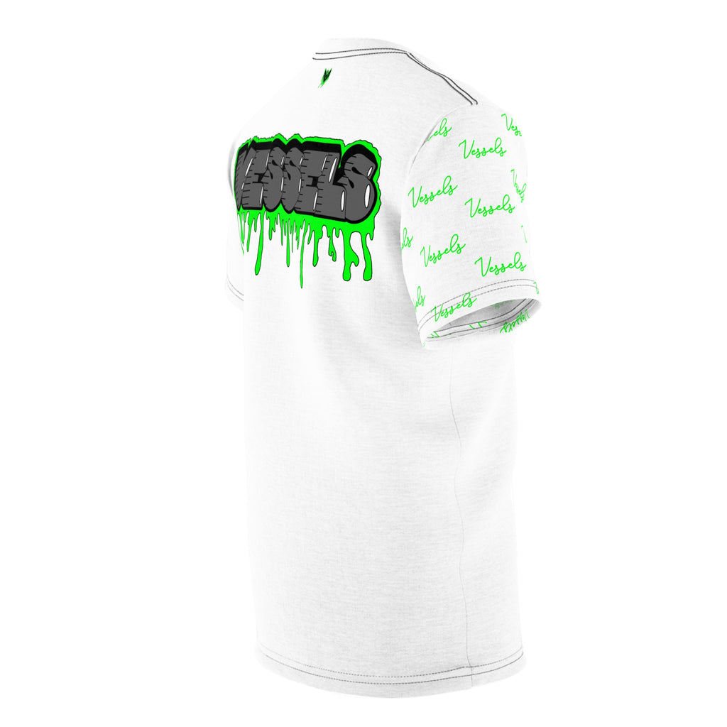 Green Drippy Graphic Tee - Edgy Design for Streetwear Lovers