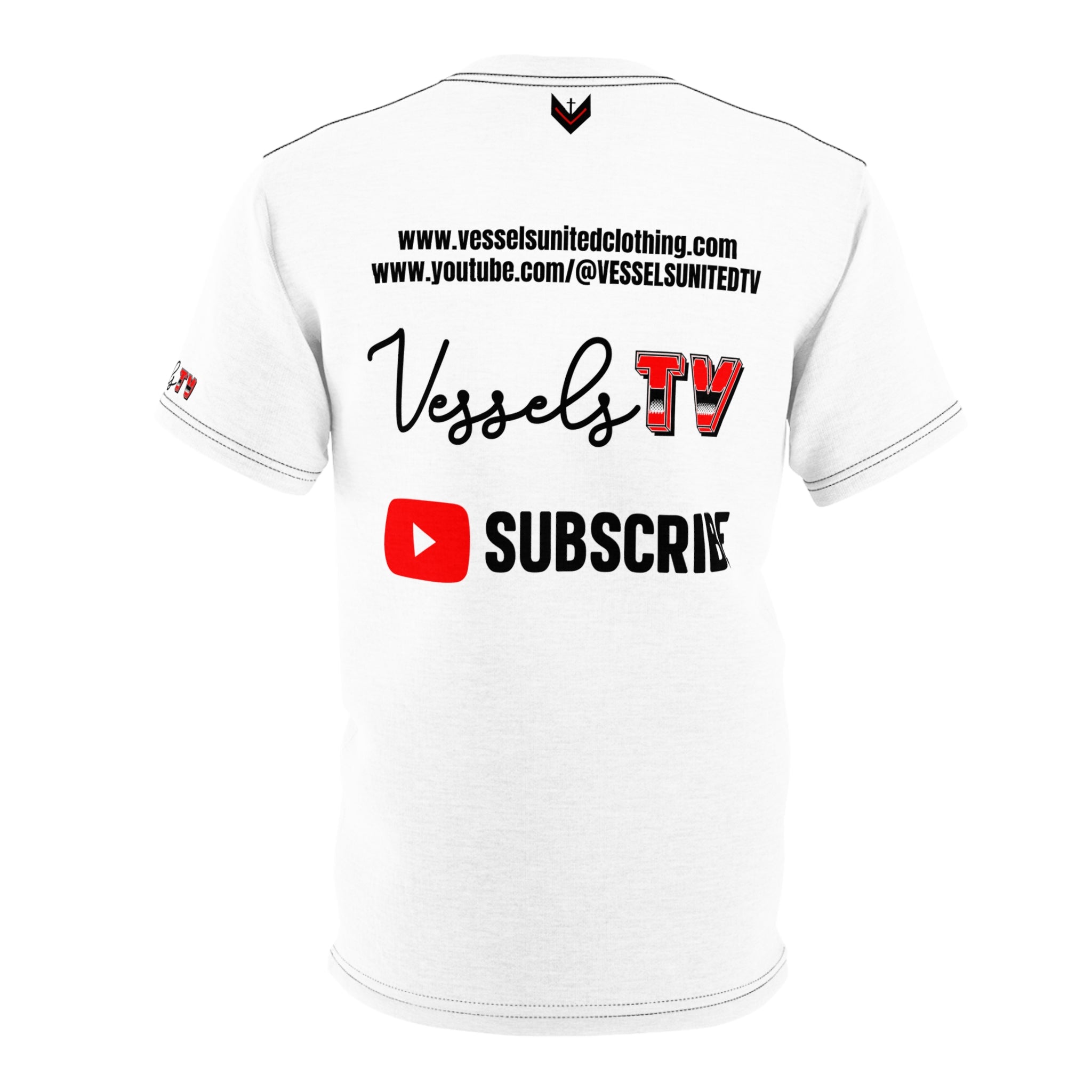 Vessels United TV YouTube Merch Shirt Unisex Tee White