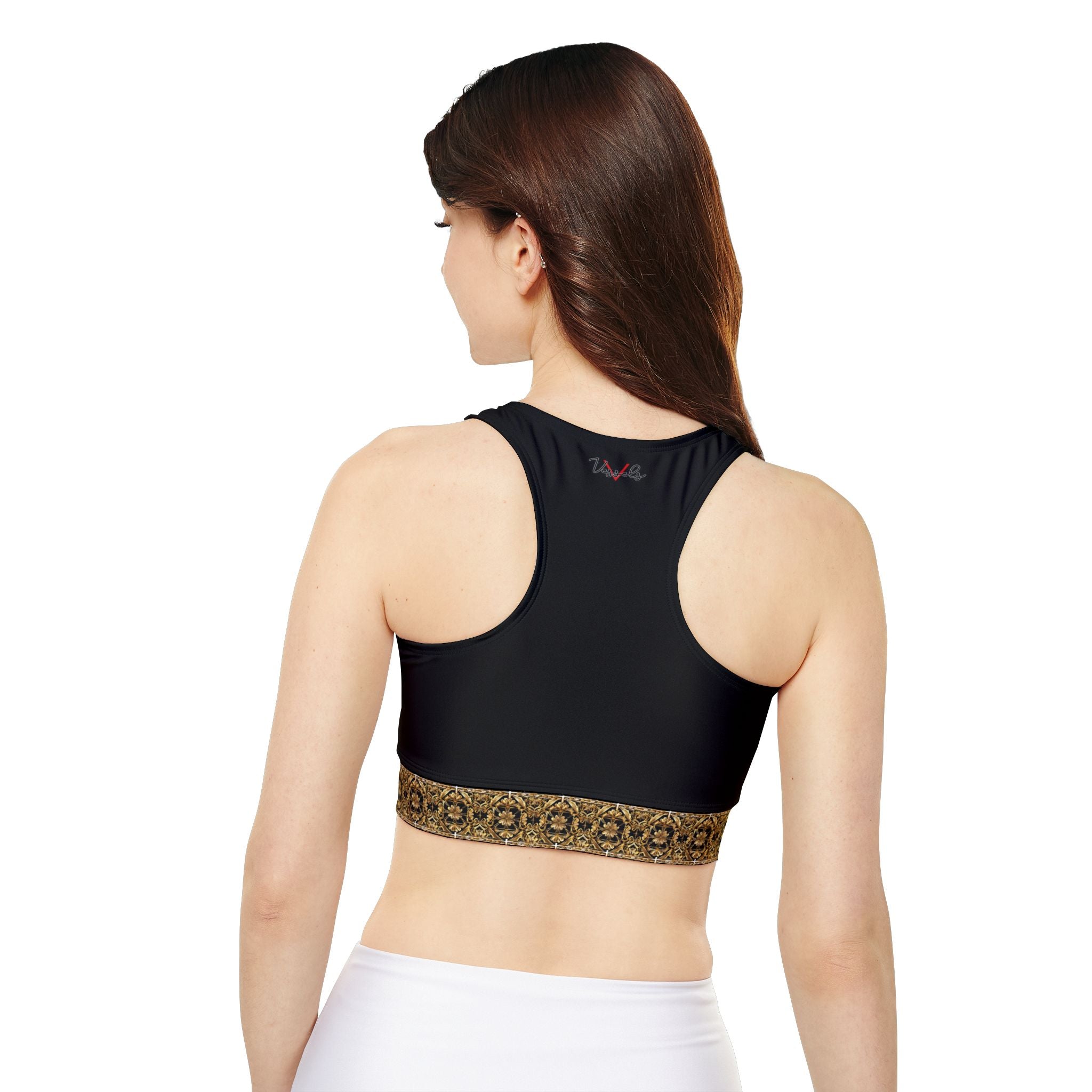 Chic Gold Sports Crop