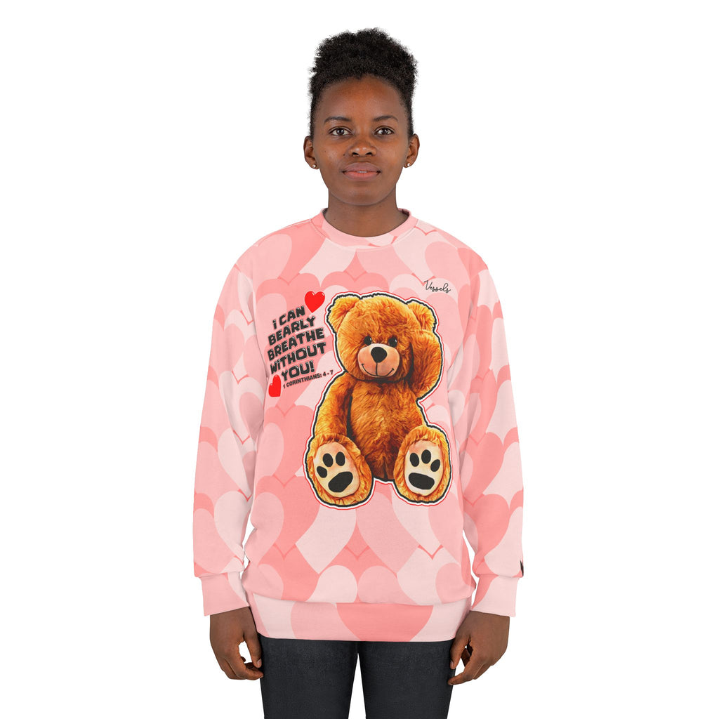 Love Bear Sweatshirt Pink