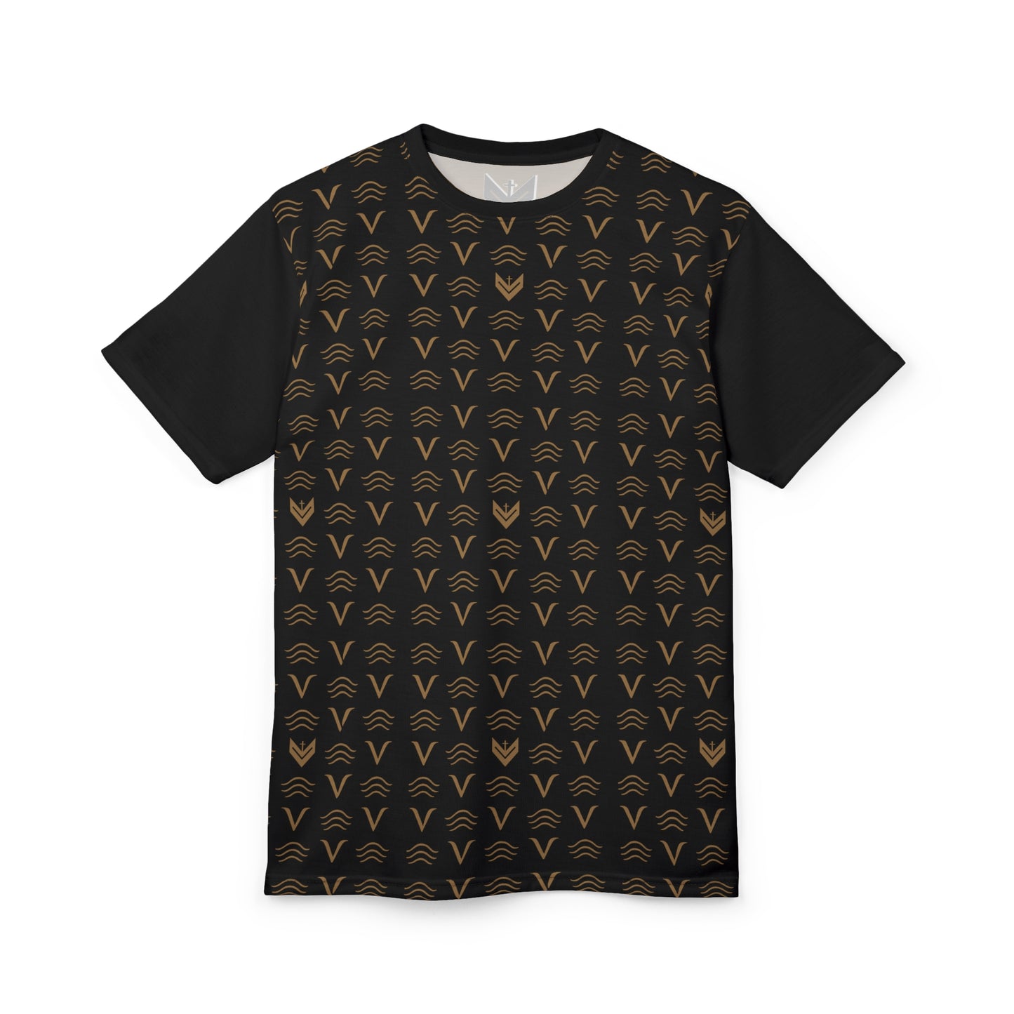 Vessels Luxe Black and Tan Tee: God First, Prayer Warrior Fashion