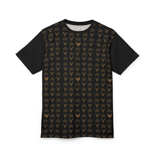 Vessels Luxe Black and Tan Tee: God First, Prayer Warrior Fashion